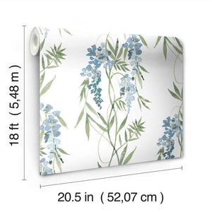 Nouveaux Wisteria Peel + Stick Wallpaper