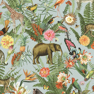 Tropical Zoo Peel + Stick Wallpaper