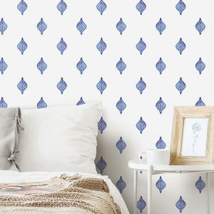 Watercolor Foulard Peel + Stick Wallpaper