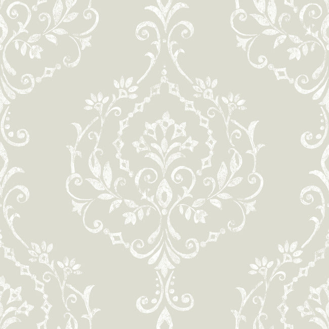 New Damask Peel + Stick Wallpaper