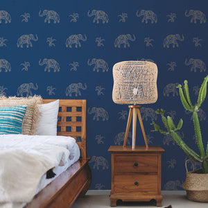 Elephant Walk Peel + Stick Wallpaper