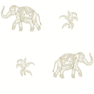 Elephant Walk Peel + Stick Wallpaper