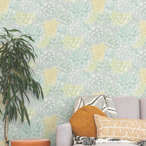 Mr. Kate Succulent Plant Peel + Stick Wallpaper