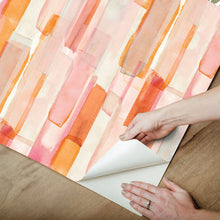 Load image into Gallery viewer, Mr. Kate Watercolor Glass Peel + Stick Wallpaper
