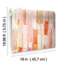 Load image into Gallery viewer, Mr. Kate Watercolor Glass Peel + Stick Wallpaper
