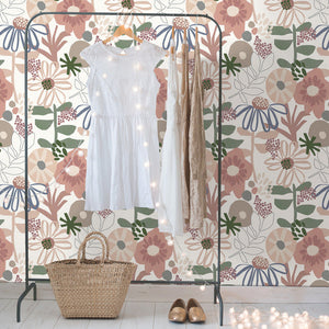 Mr. Kate Desert Floral Peel + Stick Wallpaper