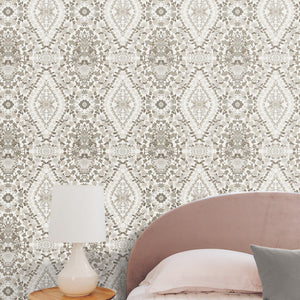 Mr. Kate Dried Flower Kaleidoscope Peel + Stick Wallpaper