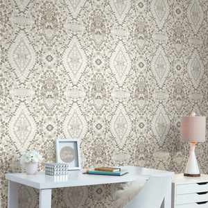 Mr. Kate Dried Flower Kaleidoscope Peel + Stick Wallpaper