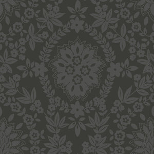 Boho Baroque Damask Peel + Stick Wallpaper