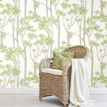 Load image into Gallery viewer, Birch Grove Peel + Stick Wallpaper
