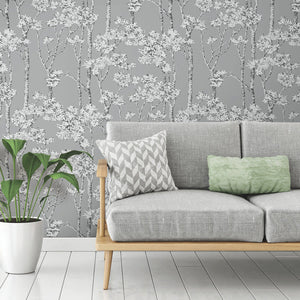 Birch Grove Peel + Stick Wallpaper