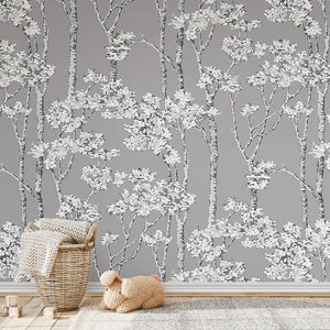 Birch Grove Peel + Stick Wallpaper