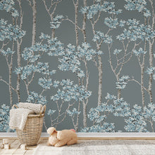 Load image into Gallery viewer, Birch Grove Peel + Stick Wallpaper
