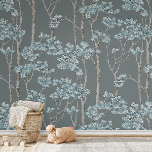 Birch Grove Peel + Stick Wallpaper