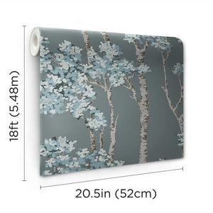 Birch Grove Peel + Stick Wallpaper