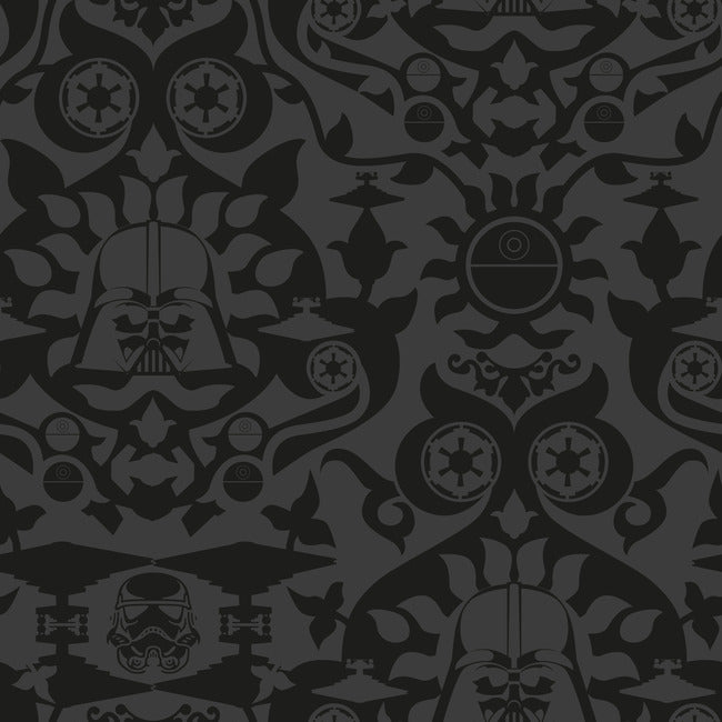 Star Wars The Dark Side Damask Peel + Stick Wallpaper