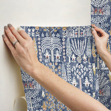 Load image into Gallery viewer, Persian Ikat Peel + Stick Wallpaper
