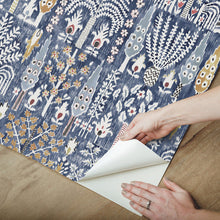 Load image into Gallery viewer, Persian Ikat Peel + Stick Wallpaper
