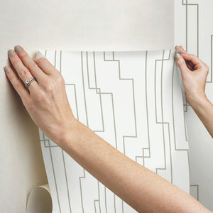 Geometric Circuits Peel + Stick Wallpaper