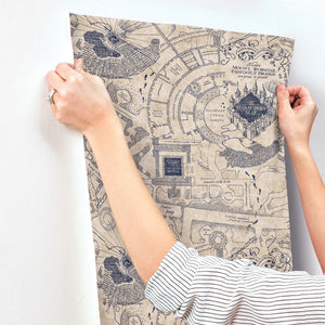 Harry Potter Marauder's Map Peel + Stick Wallpaper