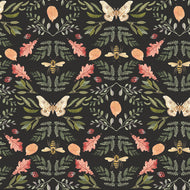 Penny Lane: Forest Cottage Bee and Butterfly Peel + Stick Wallpaper