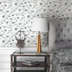 Tamara Day Hawthorn Blossom Peel + Stick Wallpaper