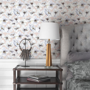 Tamara Day Hawthorn Blossom Peel + Stick Wallpaper