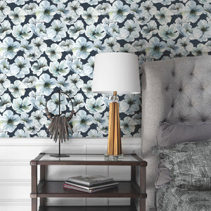 Tamara Day Hawthorn Blossom Peel + Stick Wallpaper