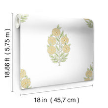 Load image into Gallery viewer, Tamara Day Dutch Floral Peel + Stick Wallpaper
