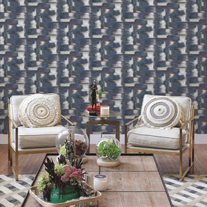 Tamara Day Modern Ikat Peel + Stick Wallpaper