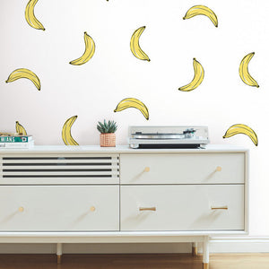 Mr. Kate Banana Print Peel + Stick Wallpaper