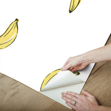 Load image into Gallery viewer, Mr. Kate Banana Print Peel + Stick Wallpaper
