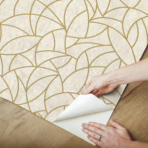 Modern Crescent Peel + Stick Wallpaper