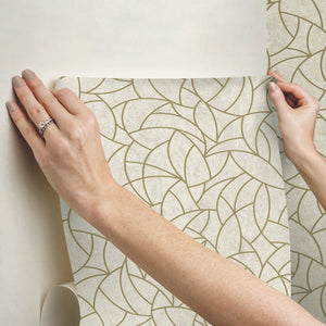 Modern Crescent Peel + Stick Wallpaper