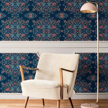 Load image into Gallery viewer, Medallion Floral Peel + Stick Wallpaper
