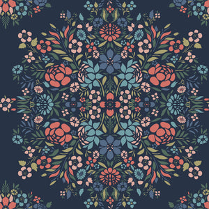 Medallion Floral Peel + Stick Wallpaper