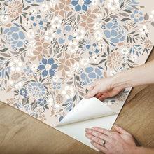 Load image into Gallery viewer, Medallion Floral Peel + Stick Wallpaper
