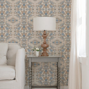 Medallion Floral Peel + Stick Wallpaper