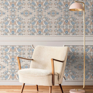 Medallion Floral Peel + Stick Wallpaper