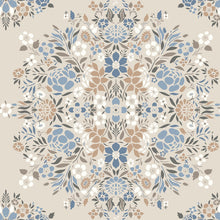 Load image into Gallery viewer, Medallion Floral Peel + Stick Wallpaper
