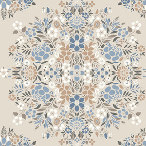 Medallion Floral Peel + Stick Wallpaper