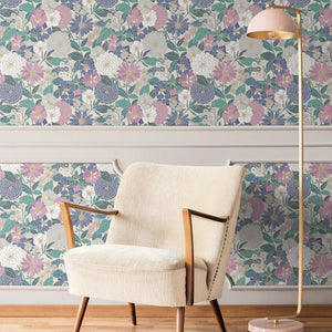 Bohemian Floral Peel + Stick Wallpaper