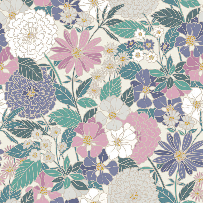 Bohemian Floral Peel + Stick Wallpaper