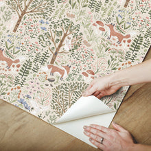 Load image into Gallery viewer, Clara Jean Folklore Forest Peel + Stick Wallpaper
