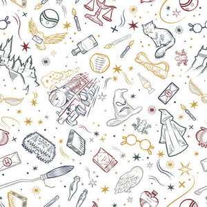 Harry Potter Magical Icons Peel + Stick Wallpaper