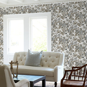 Waverly Graceful Garden Peel + Stick Wallpaper