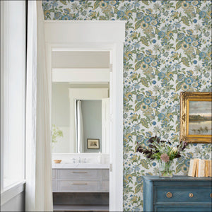 Waverly Graceful Garden Peel + Stick Wallpaper