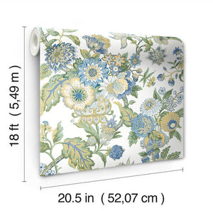 Waverly Graceful Garden Peel + Stick Wallpaper