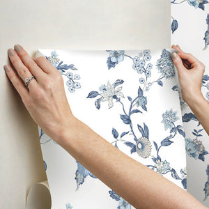 Waverly Graceful Garden Trail Peel + Stick Wallpaper