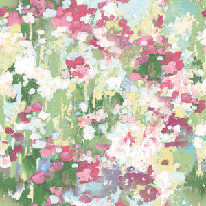 Waverly Abstract Garden Peel + Stick Wallpaper